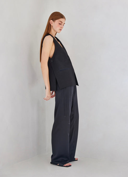 Linen Oversized Vest