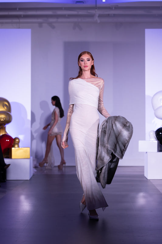 Faux Fur cropped Coat