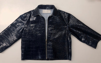 SNAKE LEATHER JACKET