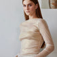 Laminated Mesh Long Sleeve