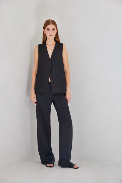 Linen Oversized Vest