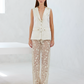 Embroidered Pearl Pants