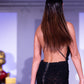 Torchon Lace Black Dress