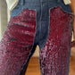 Sequined Silk Denim