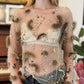 Fur-Crystals Shirt