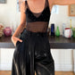 Snake Effect Culottes