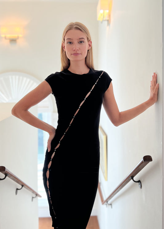 Velour Midi Dress