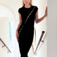 Velour Midi Dress