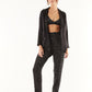 Signature Charmeuse Blazer - White